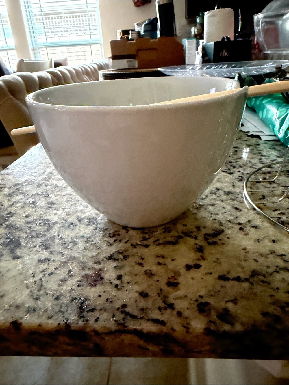 White Japanese Ceramic Bowl